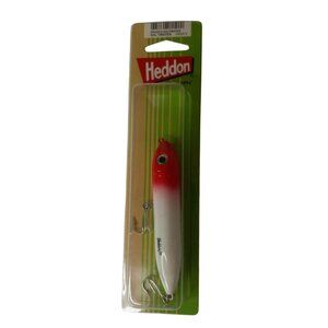 Heddon Saltwater Super Spook Jr Fishing Lure Redhead White NEW